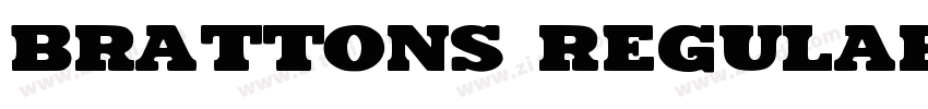 Brattons Regular字体转换